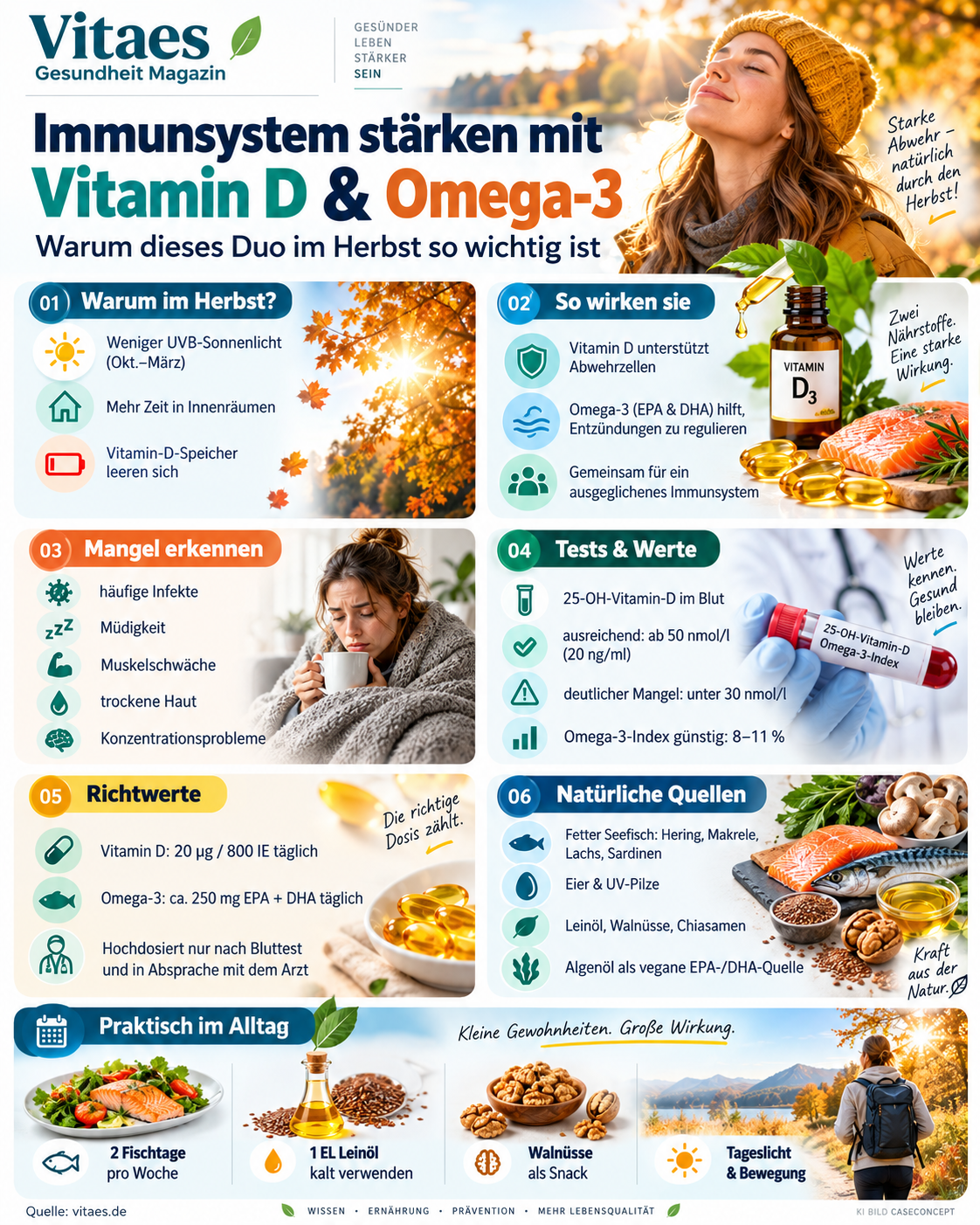 Immunsystem stärken im Herbst Info