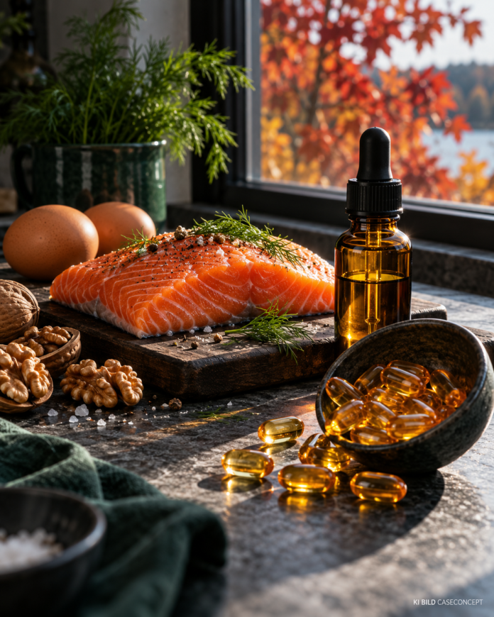 Immunsystem stärken mit Vitamin D und Omega-3 Warum dieses Duo im Herbst so wichtig ist Immunsystem stärken mit Vitamin D und Omega-3 Warum dieses Duo im Herbst so wichtig ist