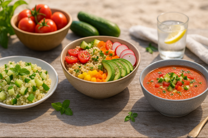 Sommerlich leicht Quinoa-Rezepte für Ihre gesunde Ernährung im Hochsommer Sommerlich leicht Quinoa-Rezepte für Ihre gesunde Ernährung im Hochsommer