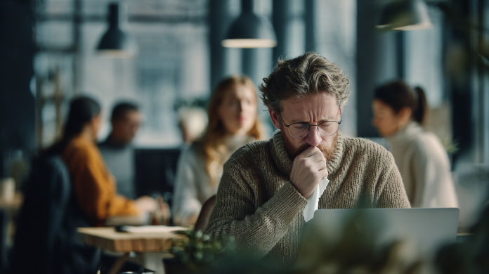Alle husten im Büro Mit dieser einen Gewohnheit bleibst du garantiert verschont