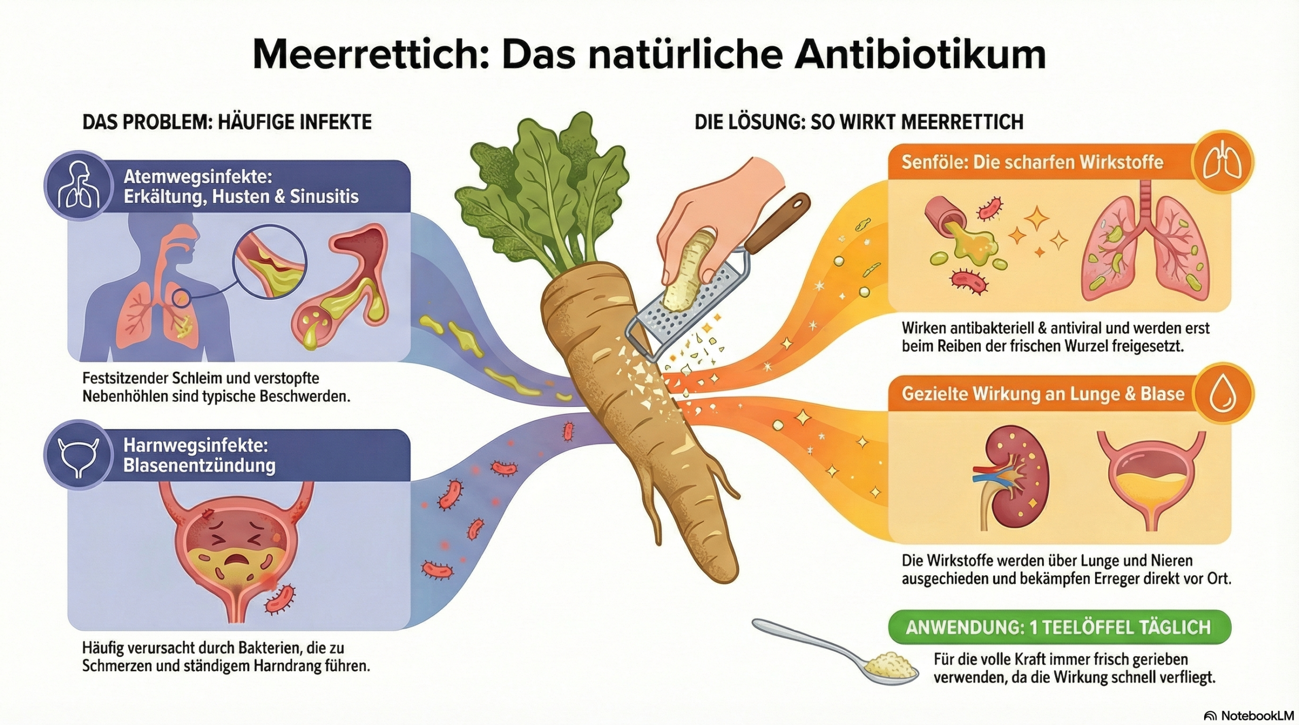 Meerrettich – Das natürliche Antibiotikum