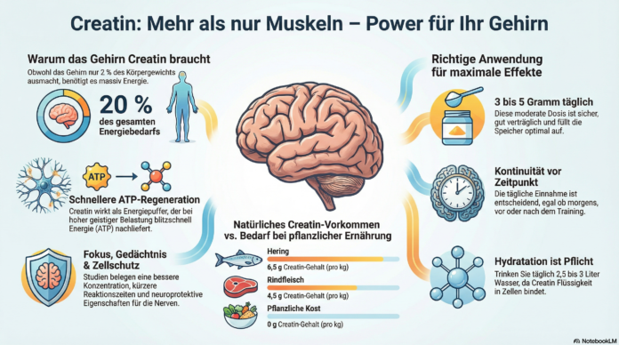 Creatin Power für das Gehirn Creatin Power für das Gehirn